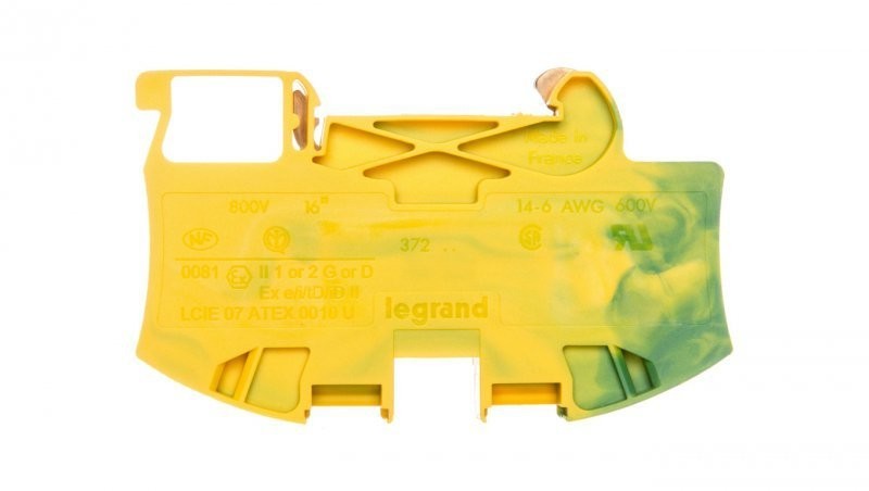 Legrand Złączka sprężynowa VIKING 3 16mm2 2-przewodowa żółto-zielona 037274 037274