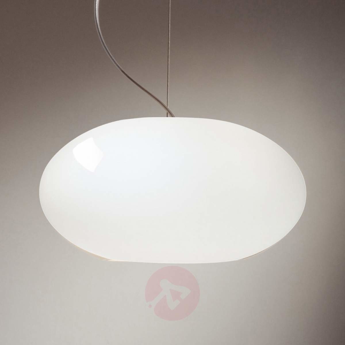 Casablanca Lampa wisząca AIH, 28 cm, biała błyszcząca