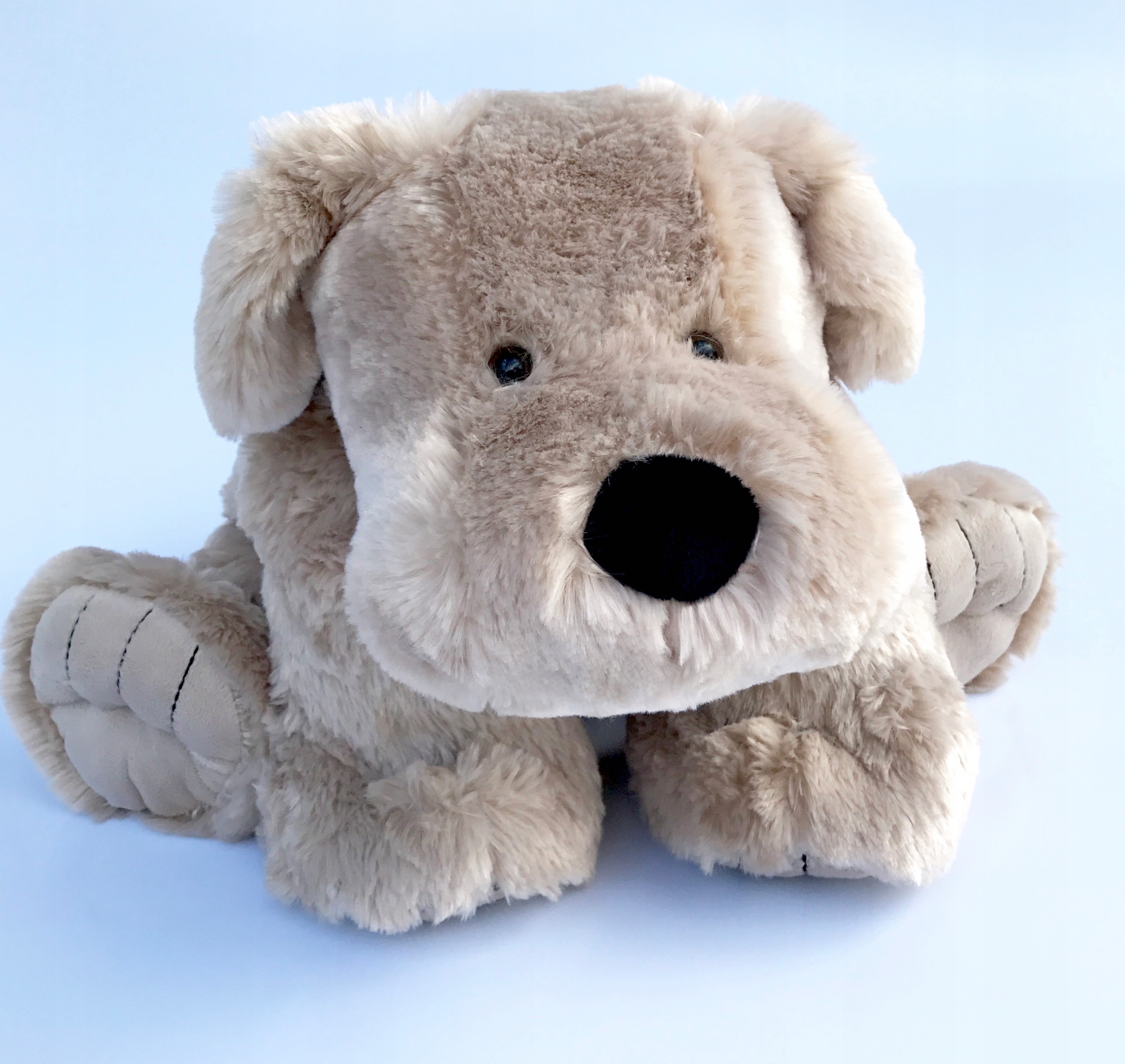 Pies Pluszowy Maskotka Beżowy 50 cm