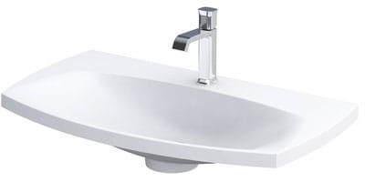 ORISTO Umywalka meblowa LOUIS 82 cm BIAŁY MAT KONGLOMERAT UME-LU-82-93