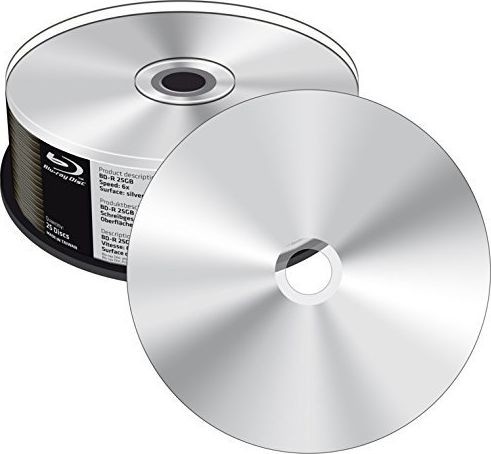 MediaRange BD-R 25 GB Blu-ray Disks 6X 25 pieces