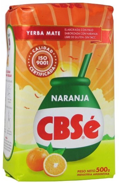 top CBS Jamba Herbata Yerba Mate Naranja o smaku pomarańczowym 500g