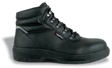 Cofra S.r.l. Kozaki na buty S2P HRO Hi SRA asfalt bezpieczeństwo pracy na buty asfalt modelerze na ulicach budowy prawdziwej skóry z tworzywa sztucznego zatyczka zabezpieczenie przebiciowe Czarny, czarny 82020-000.W45