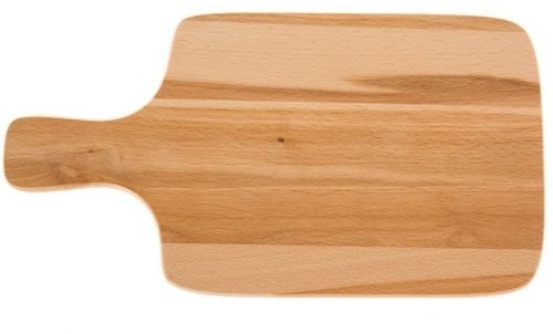 Domotti Deska do krojenia drewniana prostokątna z rączką Woody 30 x 16 cm