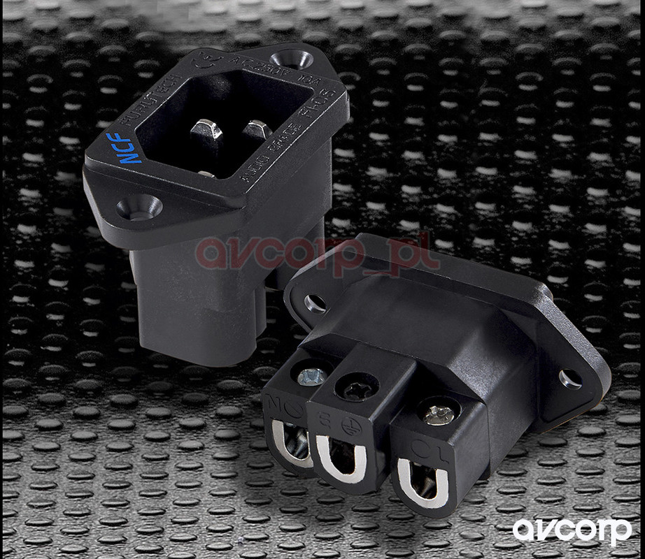 Furutech FI-06 (R) NCF - gniazdo montażowe EIC FI-06 (R) NCF (MH-H-6IN-2P)