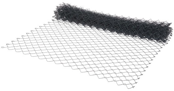 OPP Siatka ogrodzeniowa pleciona 1 5 x 10 m oczko 60 x 60 mm szara