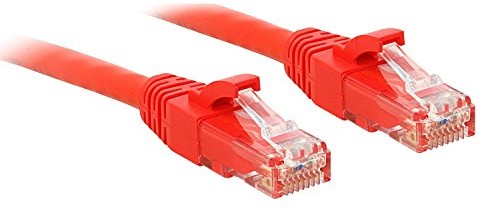 LINDY Lindy Cat.6 u/UTP Cable, czerwony, 2 m 48033