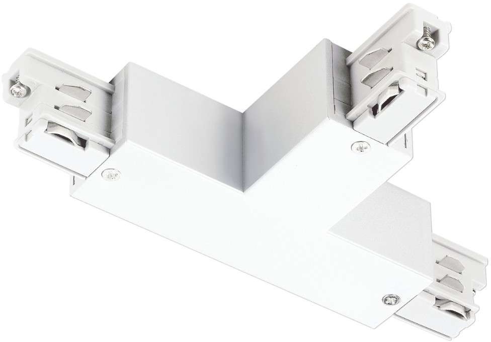 Italux T-ŁĄCZNIK szynoprzewodu uziemienie wewnętrzne HT4-J03/WU do 3-fazowej szyny natynkowej 230V biały __code-62536