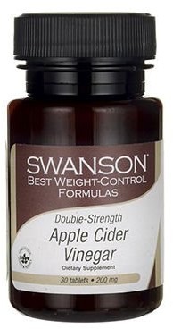 SWANSON Apple Cider Vinegar 200mg 30tabs
