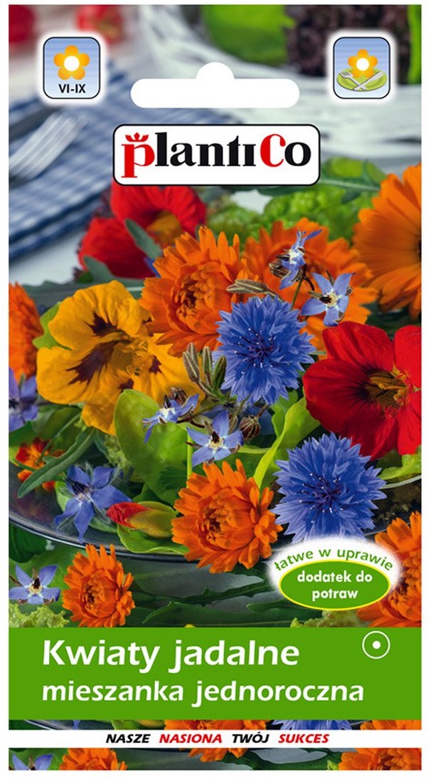 Plantico Kwiaty jadalne jednoroczne 4g