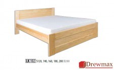 DREWMAX Łóżko sosnowe typ LK 102 EFD5-3998F