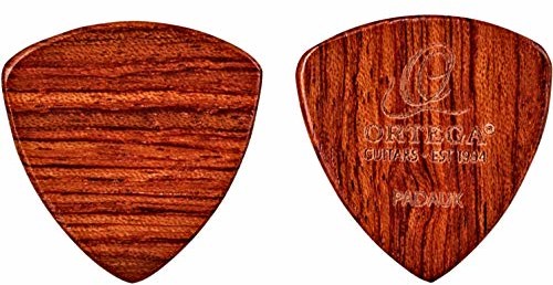 Ortega Guitars ORTEGA wytrychy z drewna padoukowego XL OGPWXLF-PD2  płaski/2 sztuki w opakowaniu OGPWXLF-PD2
