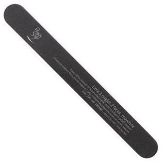 Peggy Sage 2-Way Giant Nail File Coarse duży pilnik do paznokci dwustronny 100/180 czarny 1szt 48331-uniw