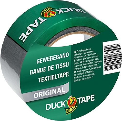 Duck Tape oryginalnych taśma klejąca z tkaniny do naprawiania, piętami i mocowania, 25 m 106-03