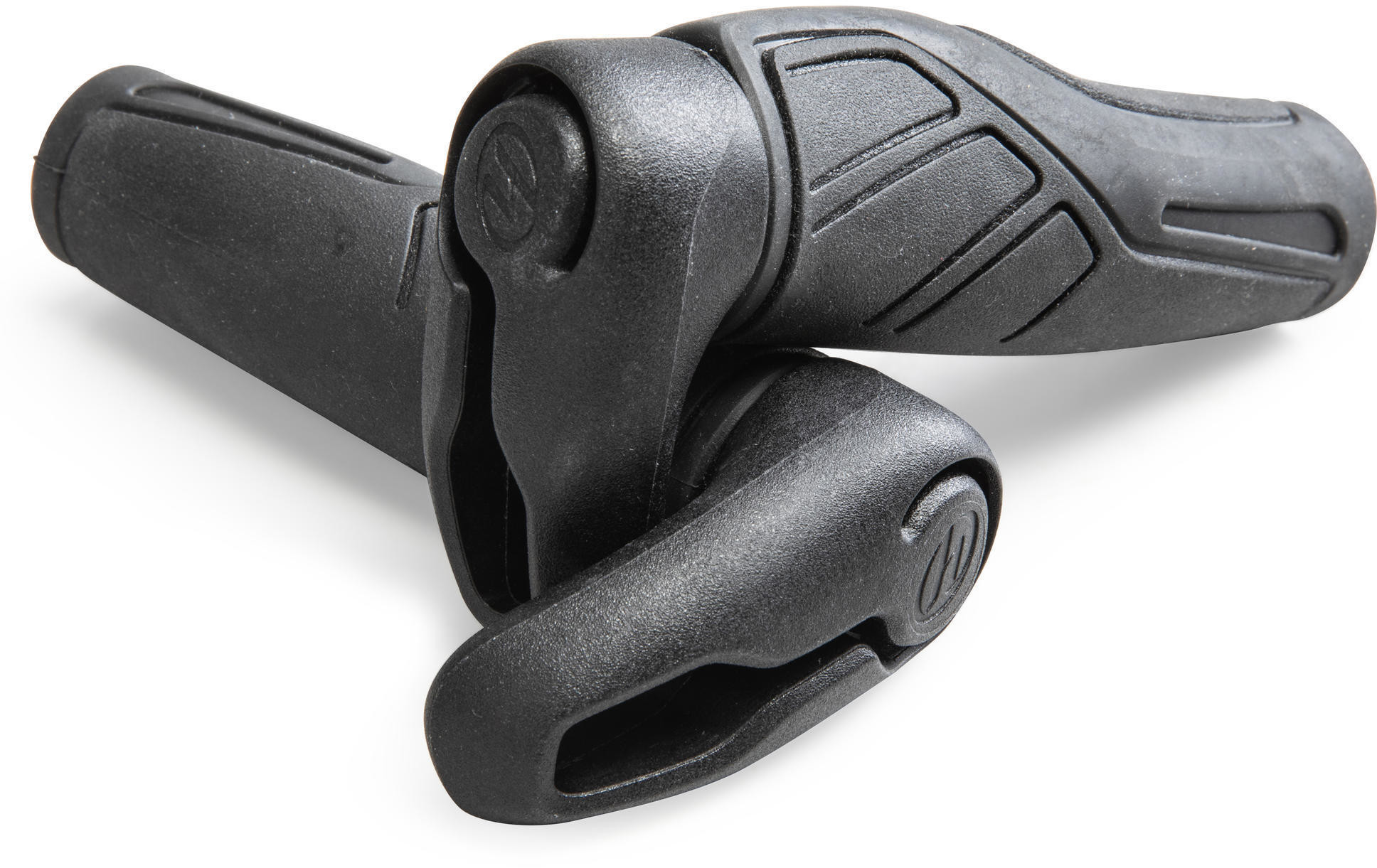 BTWIN Chwyty rowerowe ergonomiczne z rogami Unisex  3608409839794