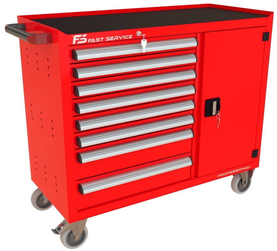 Fastservice Wózek warsztatowy TRUCK z 8 szufladami i drzwiami PT-212-40 PT-212-40
