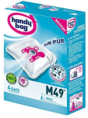 H-ANDYBAG Telefon komórkowy Bag M49 worków do odkurzacza do modelu Miele S 227i 240i, S 269i  282i, S , S 800, S 600i 400i M49
