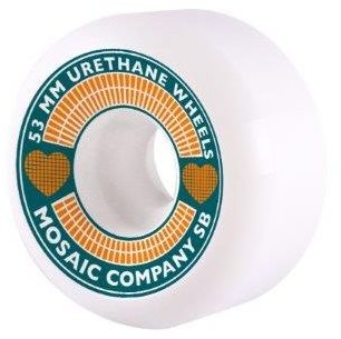 MOSAIC kółka MOSAIC HEART Green 53MM 102A