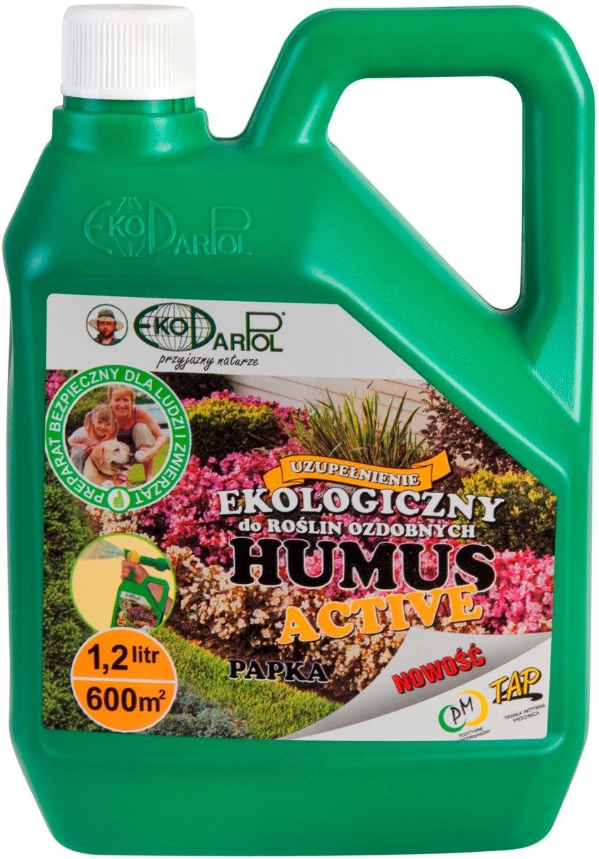 Ekodarpol Nawóz Humus Active do roślin ozdobnych - uzupełnienie 1,2 l