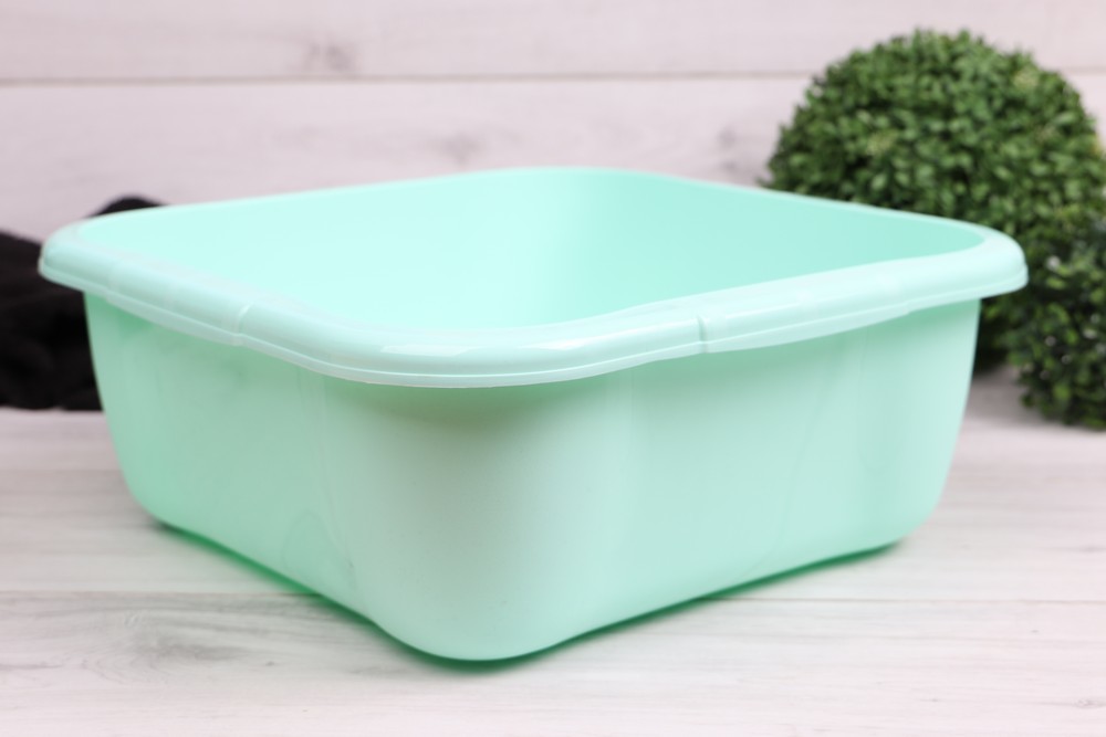 Smart Kitchen design Miska kwadratowa miętowa 26,5 cm, 6 l