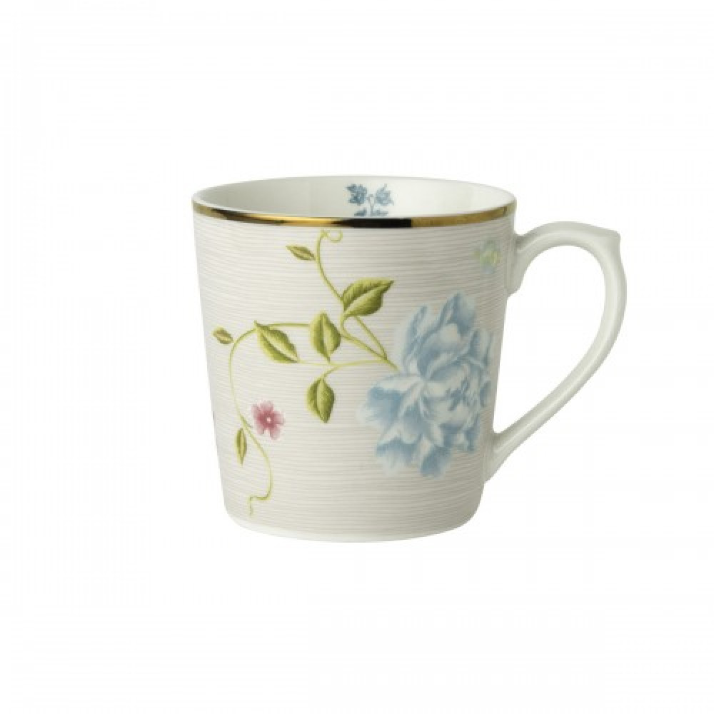 Laura Ashley Laura Ashley Heritage kubek porcelanowy Cobblestone Pinstripe pojemność 350 ml