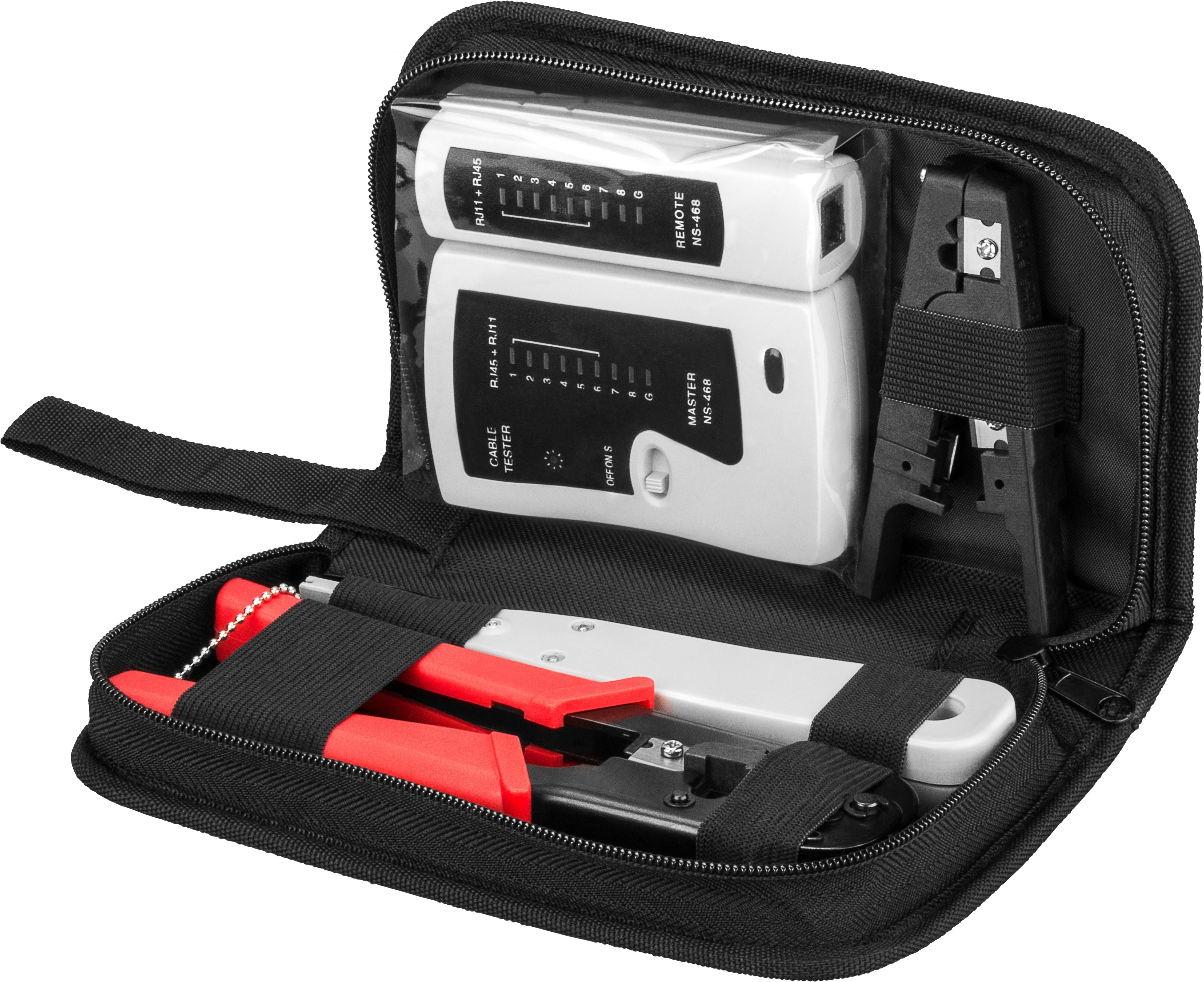 goobay Goobay LAN Tool Zestaw narzędzi do instalacji 5w1 wentronic 97790
