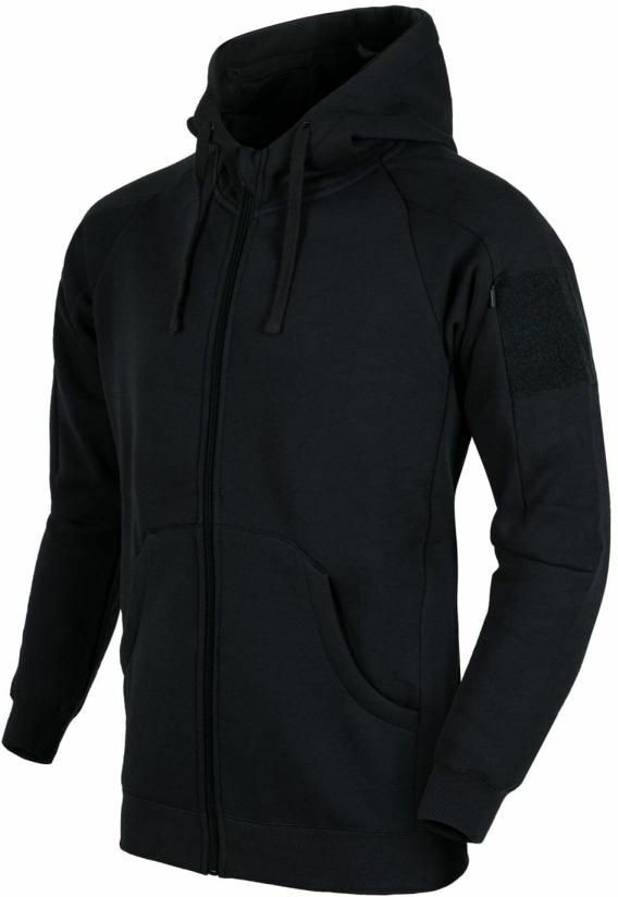 Helikon tex Bluza URBAN TACTICAL HOODIE (FullZip) - Sweatshirt Fleece - Czarny-Black - XS (BL-ULF-CB-01- HE.BL-ULF-CB-01-B02