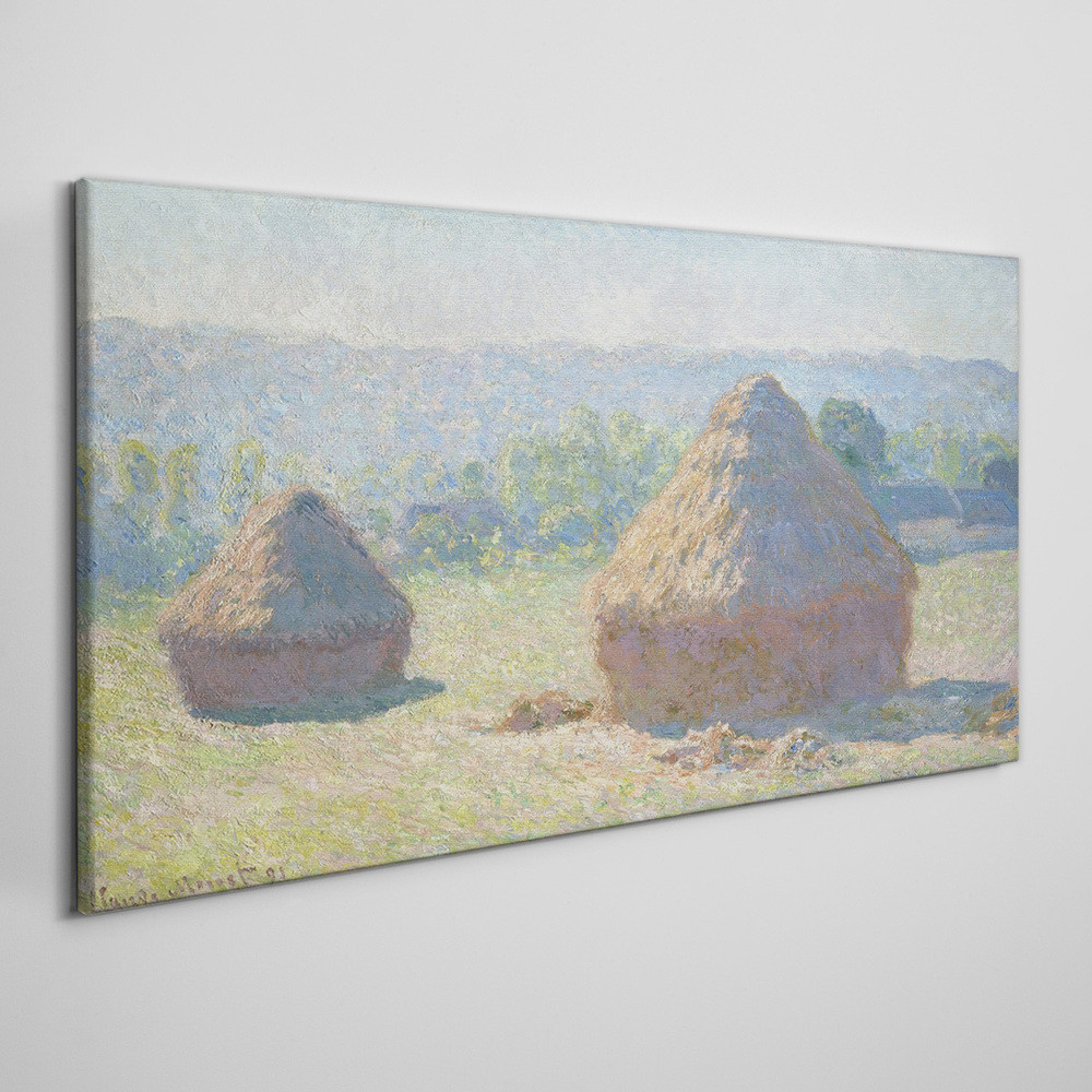 PL Coloray Obraz na Płótnie Koniec Lata Siano Monet 140x70cm