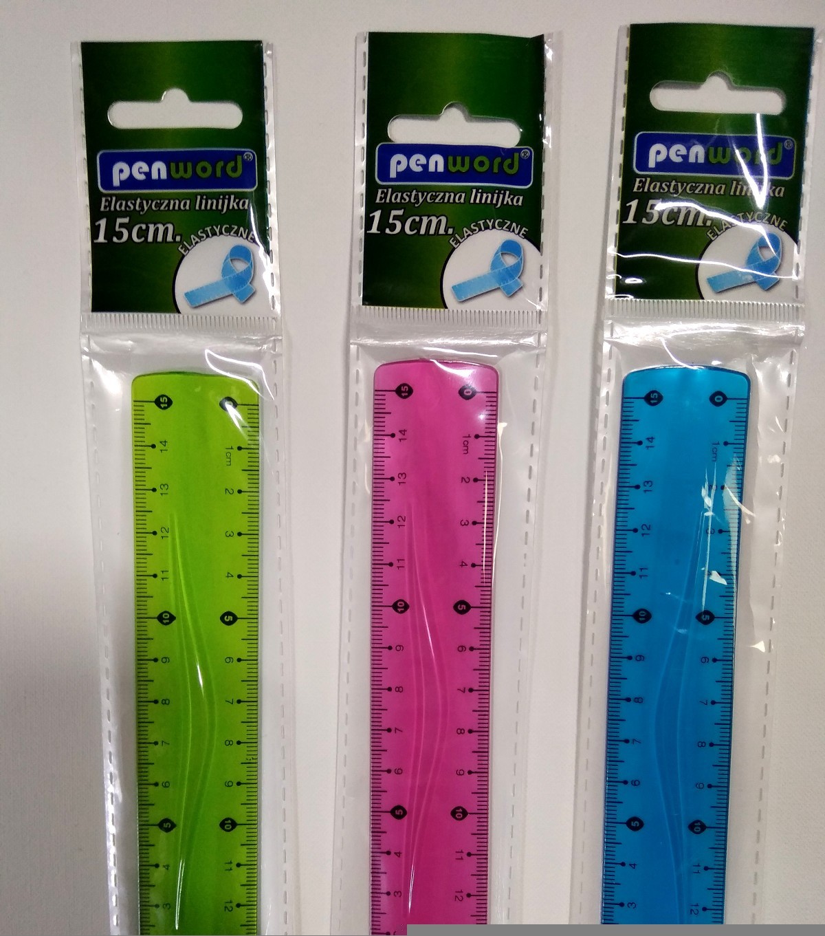 Nieprzypisany Linijka elastyczna 15cm 970854-15 POLS127