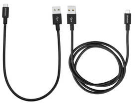 Verbatim Kabel USB/micro USB 1m + 0,3m 48875) Czarny