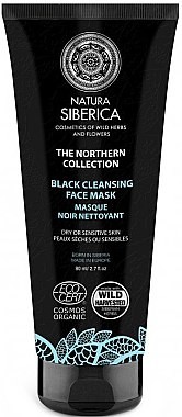 Natura Siberica Oczyszczająca maska do cery suchej i delikatnej - The Northern Collection Black Cleansing Face Mask Oczyszczająca maska do cery suchej i delikatnej - The Northern Collection Black Cleansing Face Mask