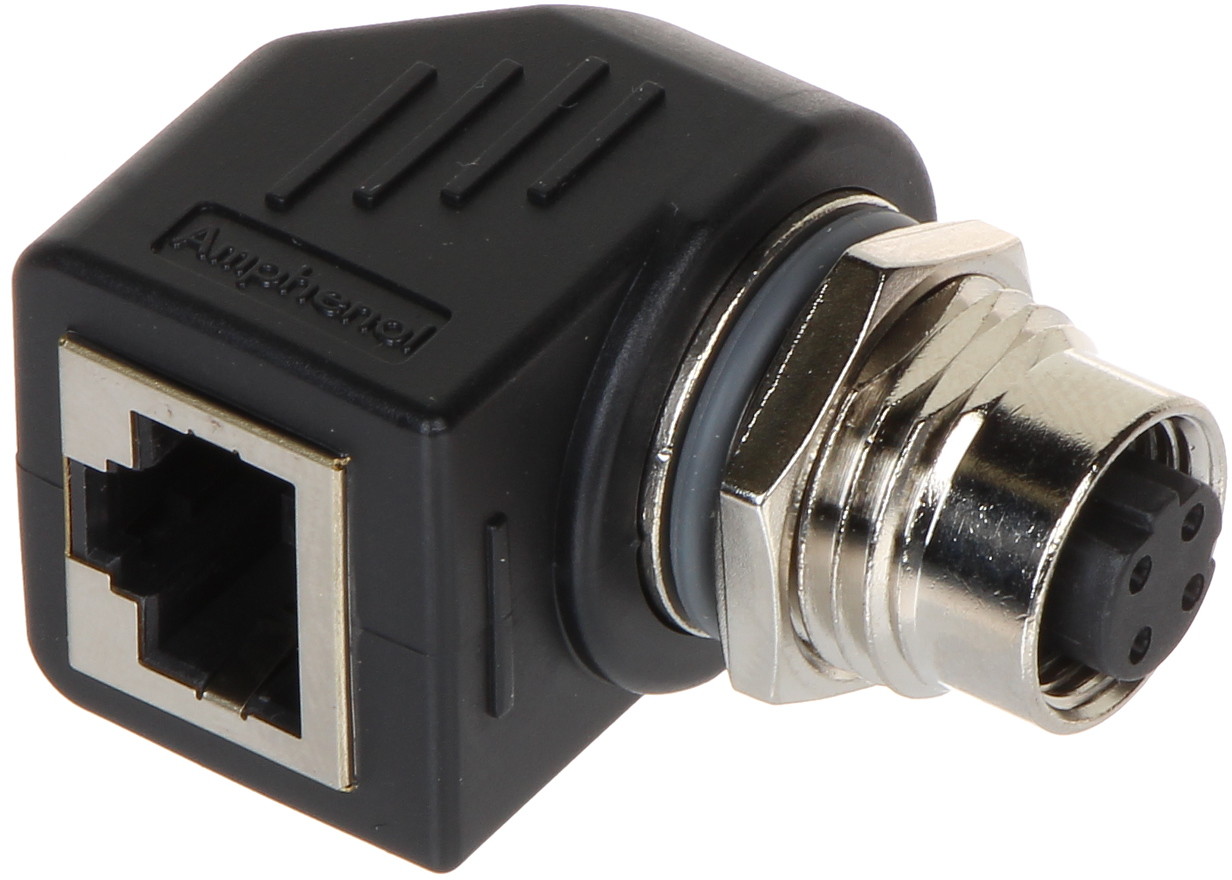 Przejście kątowe M12D-G/RJ45-G M12D-G/RJ45-G