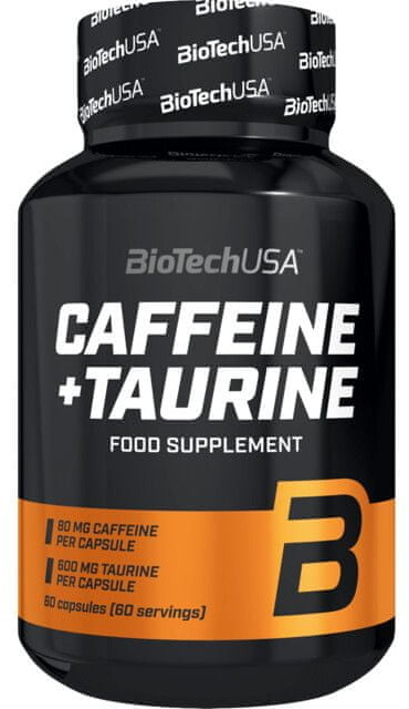 Фото - Спалювач жиру BioTech Caffeine + Taurine 60Kaps. 