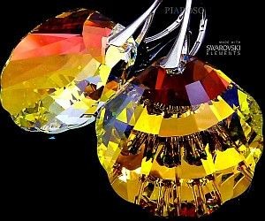 Swarovski NEW kolczyki AURORA SEASHELL CERTYFIKAT