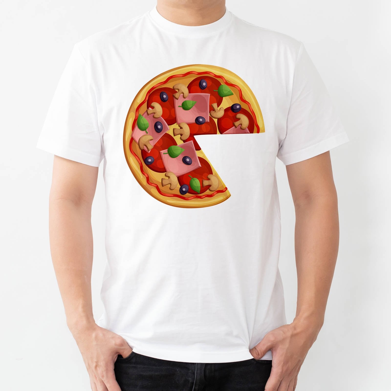 Poczpol Pizza - koszulka męska 41948-A