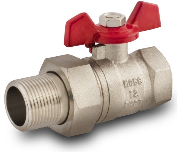 Idmar Group Kurek kulowy do wody Group ze śrubunkiem z motylkiem 3/4 KW020042.8042M
