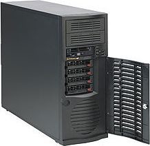 Supermicro Obudowa serwerowa Server Geh Super Micro MT/1x668W/4x3.5" SC733TQ-668B CSE-733TQ-668B CSE-733TQ-668B
