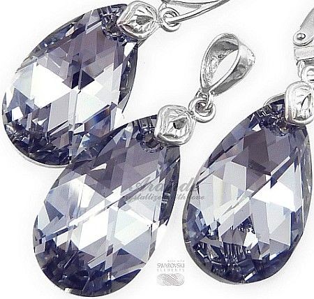 Arande SWAROVSKI piękny komplet COMET 22MM SREBRO 5446156100