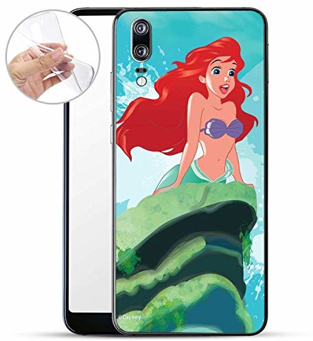 Finoo Etui na telefon komórkowy nadaje się do Huawei P20 etui na telefon komórkowy Disney z motywem i optymalną ochroną TPU silikon pokrowiec Case Cover pokrowiec ochronny Alice 19935-28