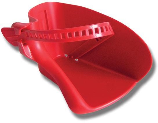 Ergon OKBABY Podnóżek + element mocujący OKBABY 10+ zestaw 2szt czerwony 5907558610000