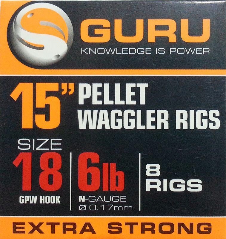 Guru Przypony Pellet Waggler Rigs 0,17 18 15