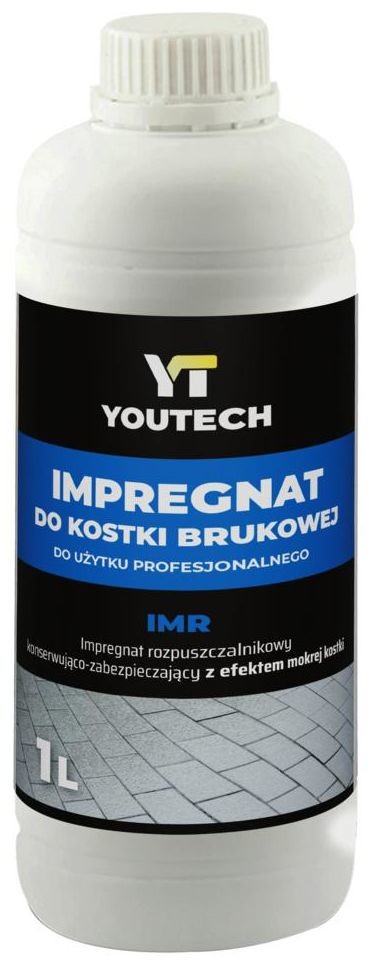 YOUTECH Impregnat do kostki brukowej z efektem mokrej kostki rozpuszczalnikowy 1 litr Youtech