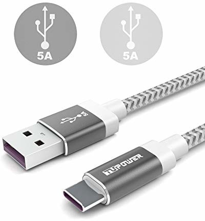 Huawei TUPower TUPower K20 kabel USB-C, elastyczny kabel do ładowania 1,8 m na USB 2.0 5 A, odpowiedni do P30 Pro P20 Mate 30 20 Pro 4250979598695