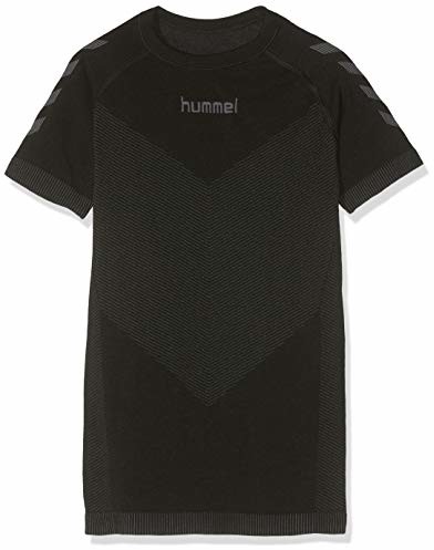 Hummel First Seamless Jersey dziecięca koszulka funkcyjna s/s 202637, czarny, 116/128