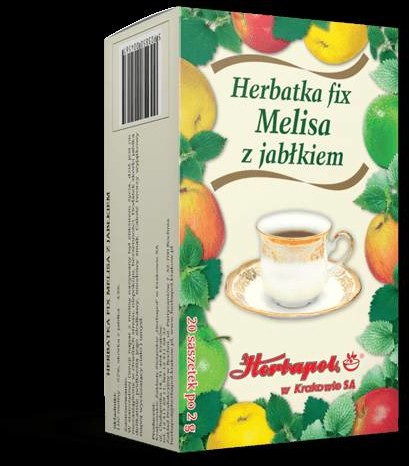 Herbapol marka niezdefiniowana Herbatka fix Melisa z jabł. 2g toreb.x 20
