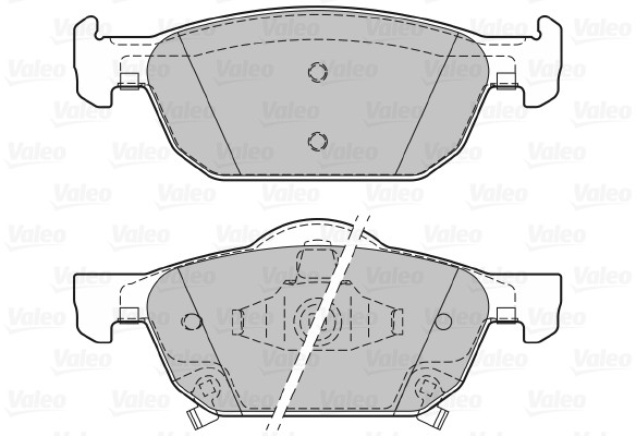 VALEO klocki hamulcowe 601149 601149