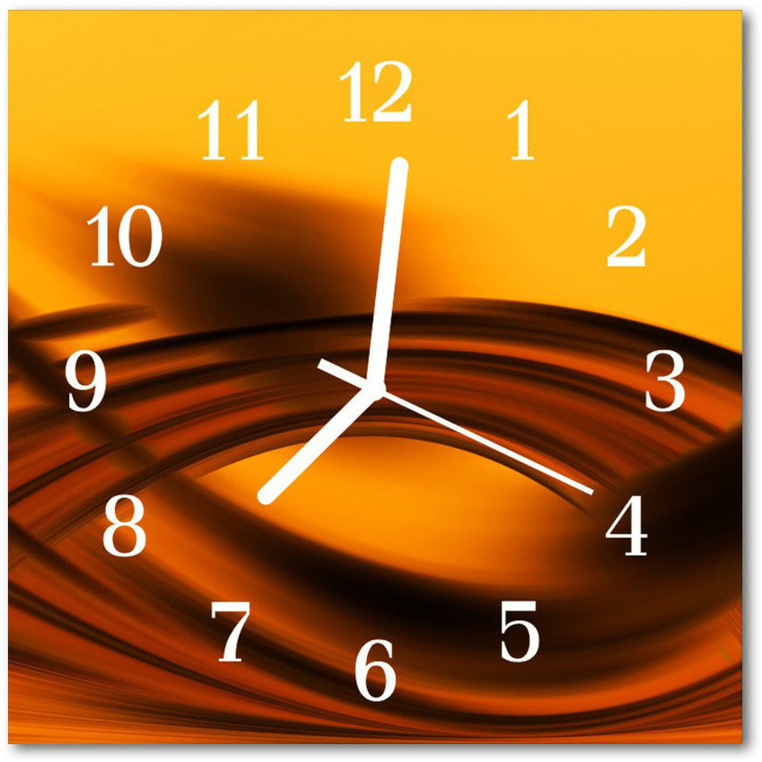 tulup pl Zegar ścienny kwadrat Abstrakcja 30x30cm