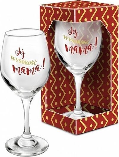 BGTech Kieliszek do wina Jej wysokość Mama poj 220 ml uniwersalny 93991-uniw