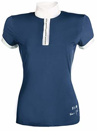 HKM HKM Damska koszulka turniejowa Crystal, niebieska (ciemnoniebieska - 6900), XL 8544-6900-0659