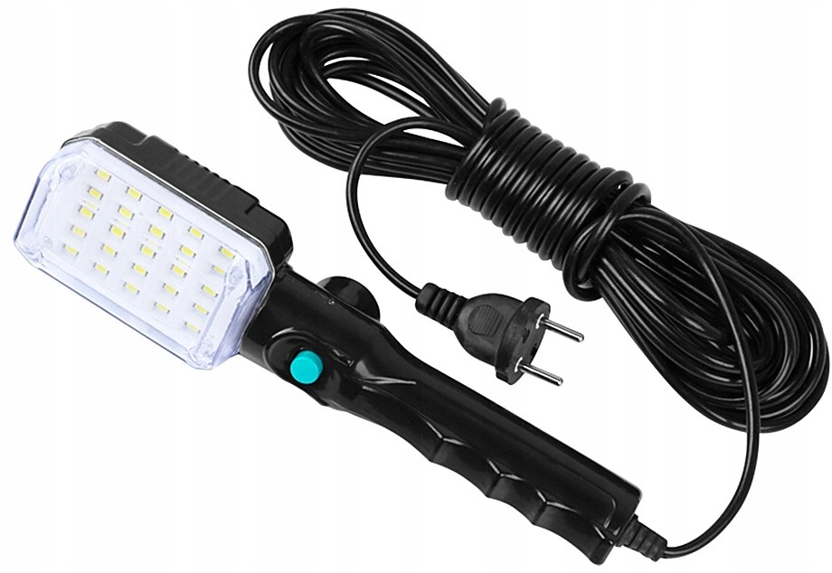 Lampa warsztatowa 25 Led z magnesem i hakiem 230V